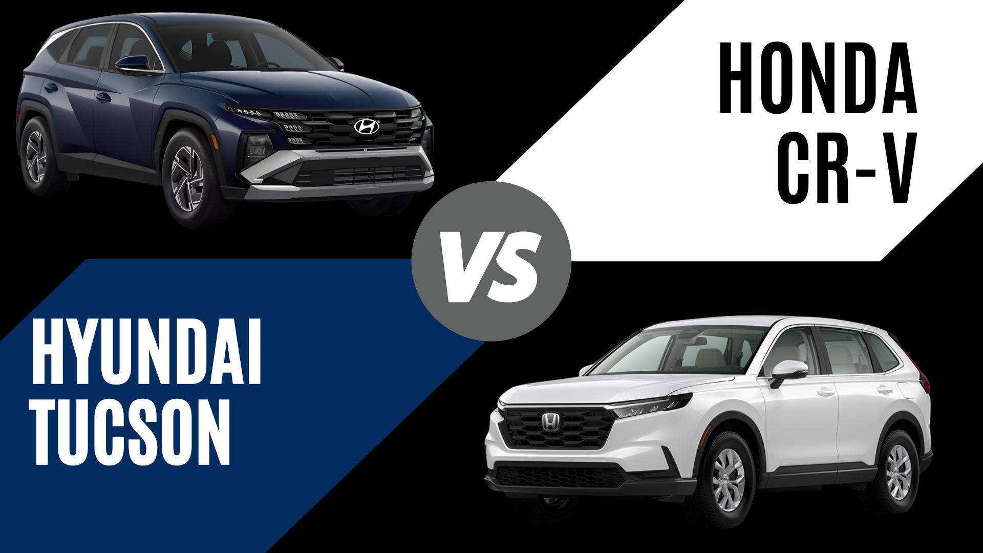 2026 Hyundai Tucson vs 2026 Honda CR-V comparison in Little Rock AR
