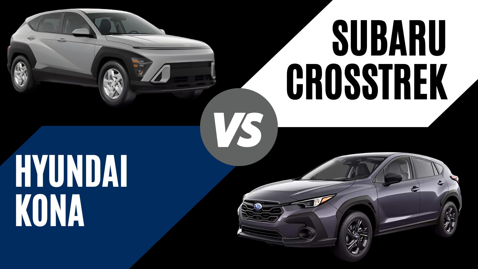 2026 Hyundai Kona and Subaru Crosstrek comparison for Little Rock, Arkansas compact SUV shoppers