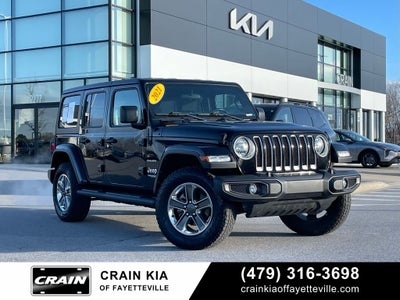 2021 Jeep Wrangler Unlimited Sahara - APPLE CARPLAY / HARD TOP