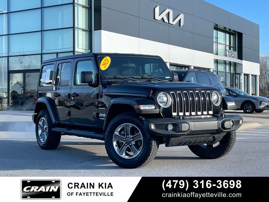 2021 Jeep Wrangler Unlimited Sahara - APPLE CARPLAY / HARD TOP