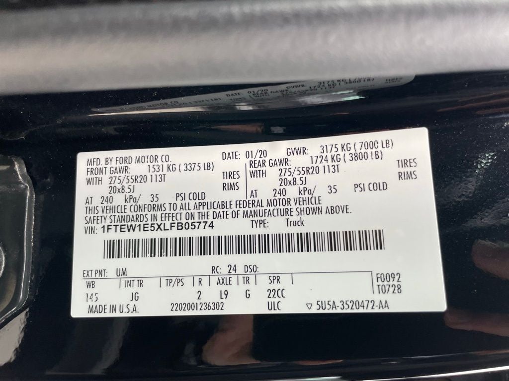 2020 Ford F-150 XL - 5.0L V8 / STX APPEARANCE PKG