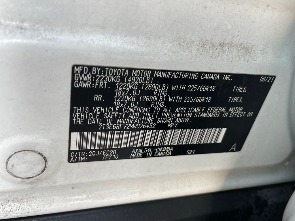 2021 Toyota RAV4 Hybrid XSE