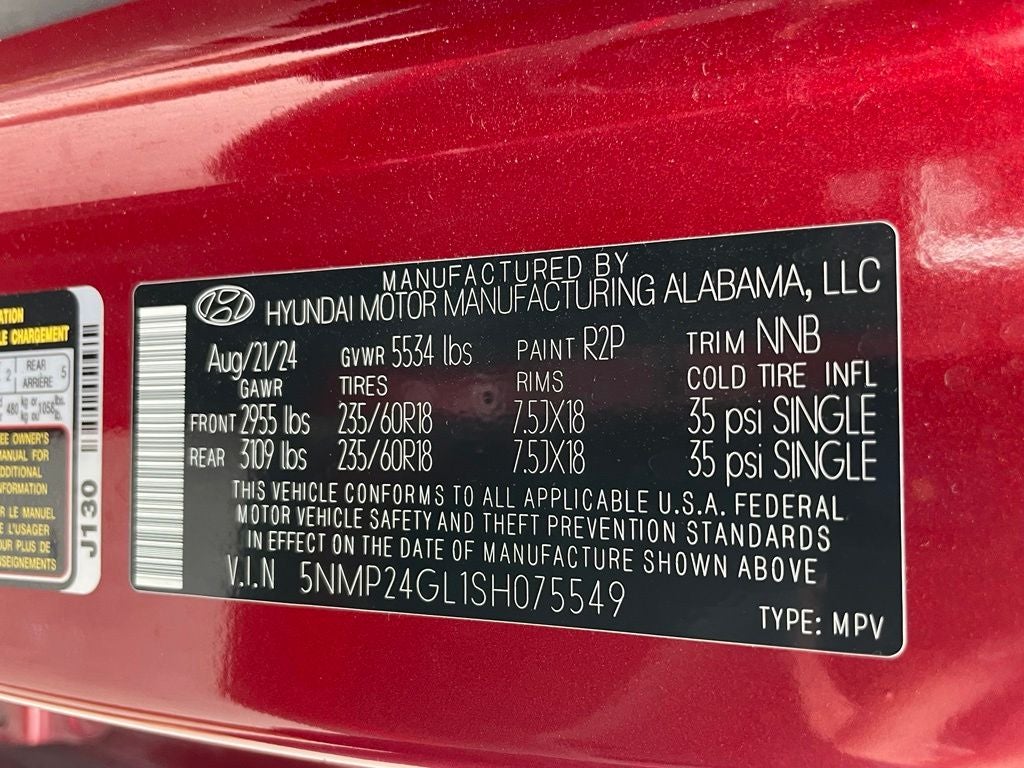 2025 Hyundai SANTA FE SEL