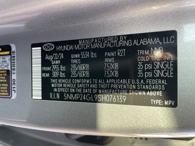 2025 Hyundai SANTA FE SEL