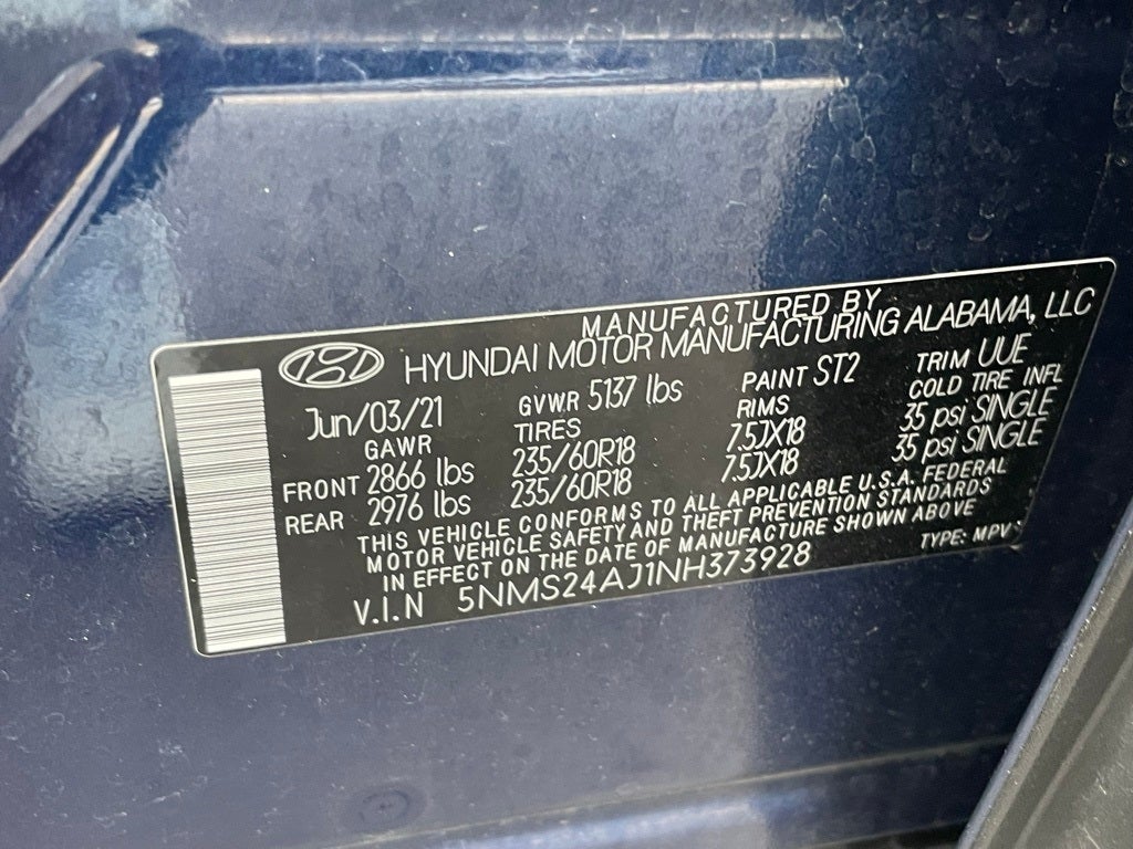 2022 Hyundai SANTA FE SEL - HEATED SEATS / BLIND SPOT MONITORING