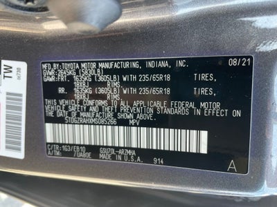 2021 Toyota Highlander XLE - MOONROOF / LEATHER