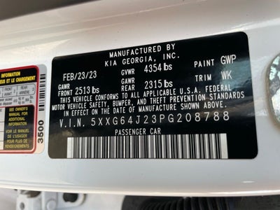 2023 Kia K5 GT-Line - PANORAMIC SUNROOF / RED INTERIOR