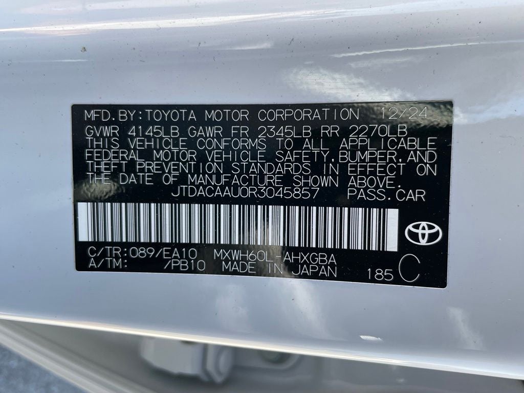 2024 Toyota Prius XLE - 52 MPG / RAIN SENSING WIPERS