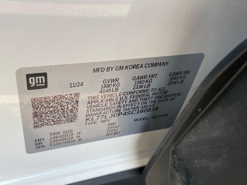 2025 Chevrolet Trax 2RS - BLIND ZONE ALERT / POWER SUNROOF