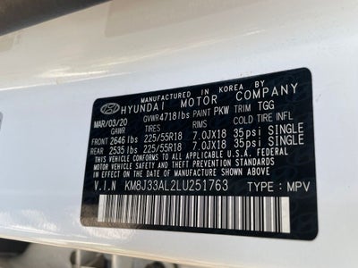 2020 Hyundai TUCSON SEL - 1 OWNER / CLEAN CARFAX
