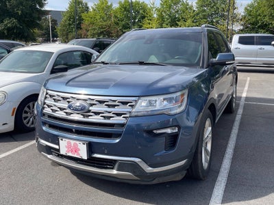 2018 Ford Explorer Limited One Owner, Clean CarFax, Leather, Moonroof, Bucket