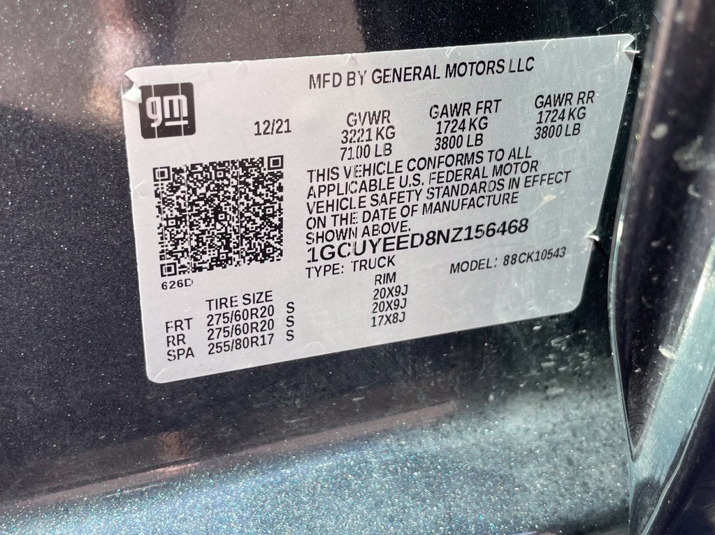 2022 Chevrolet Silverado 1500 LTD RST Clean CarFax, One Owner, Moonroof, Z71, Bucket Sea