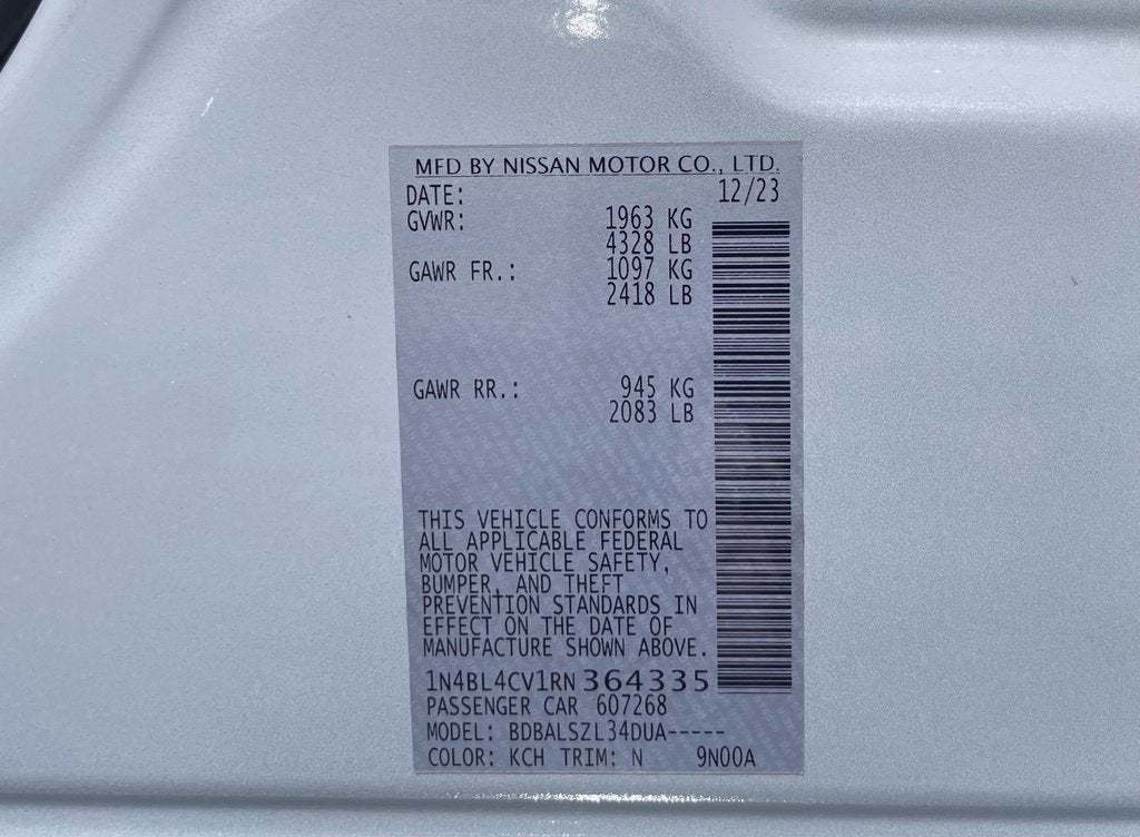 2024 Nissan Altima SR - Photo 35