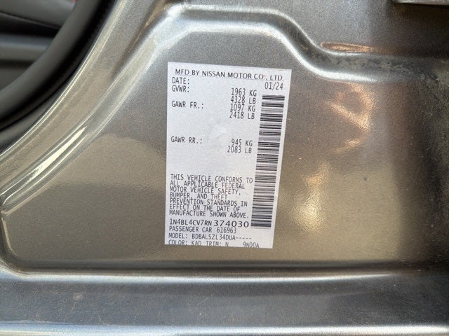 2024 Nissan Altima 2.5 SR