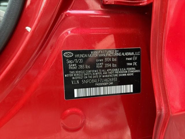 2020 Hyundai ELANTRA SEL