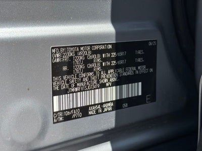 2025 Toyota RAV4 Hybrid XLE CARFAX 1-OWNER