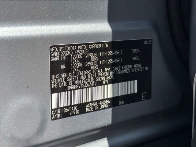 2025 Toyota RAV4 Hybrid XLE CARFAX 1-OWNER