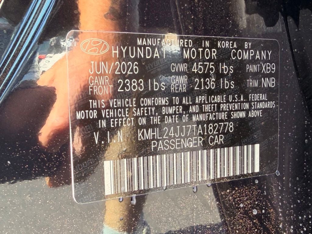 2026 Hyundai SONATA HYBRID Blue