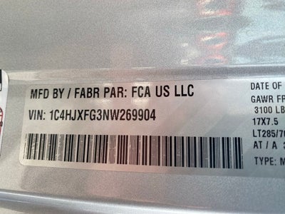 2022 Jeep Wrangler Unlimited Rubicon