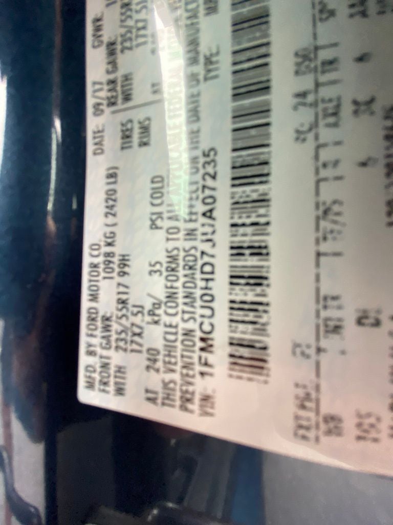 2018 Ford Escape SEL