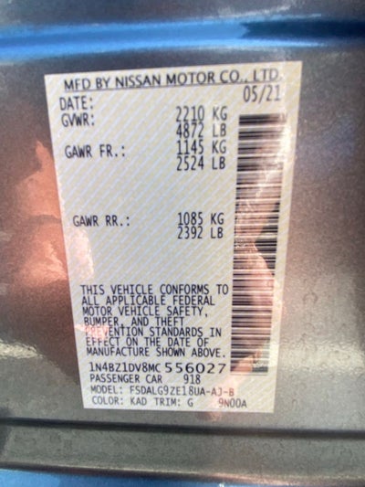 2021 Nissan Leaf SL Plus