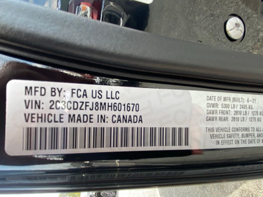 2021 Dodge Challenger R/T Scat Pack Widebody