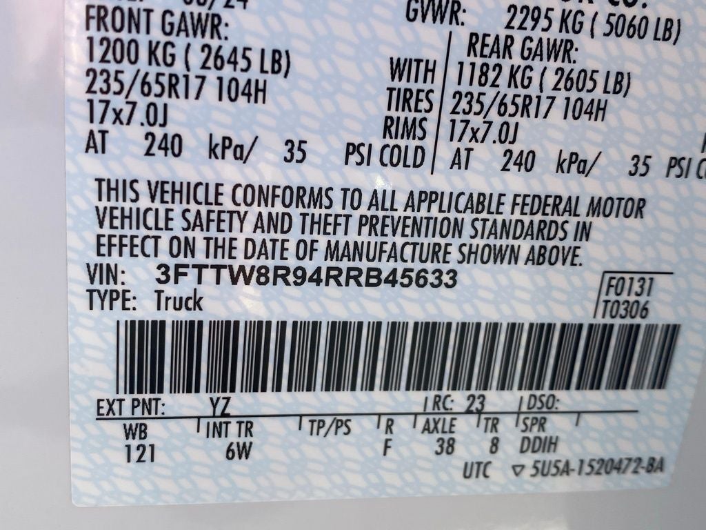 2024 Ford Maverick Lariat Tremor