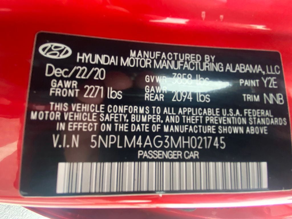 2021 Hyundai ELANTRA SEL