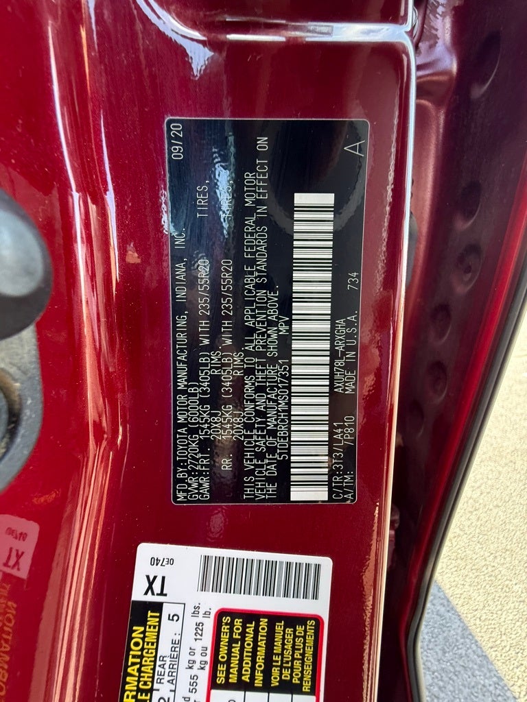 2021 Toyota Highlander Hybrid Platinum