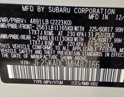 2021 Subaru Forester Base