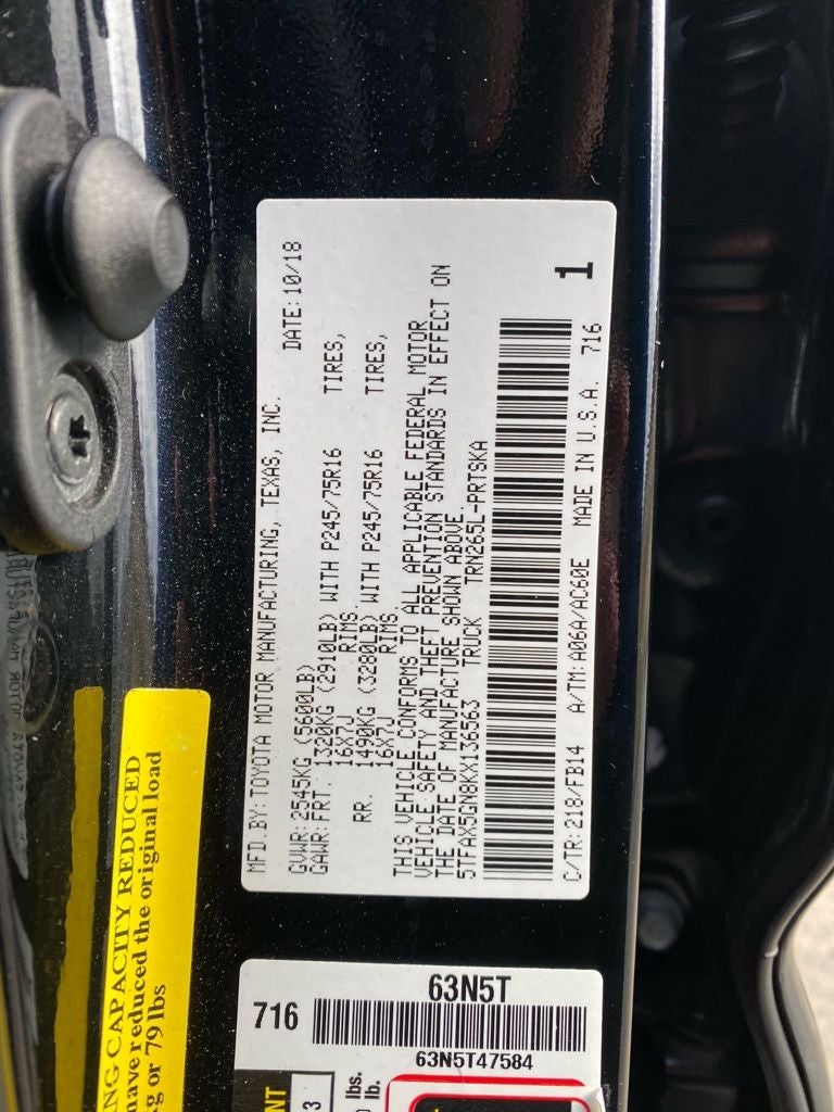 2019 Toyota Tacoma SR5