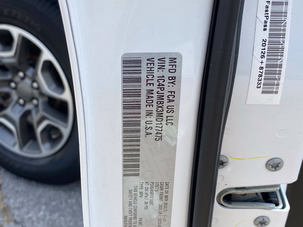 2021 Jeep Cherokee Trailhawk