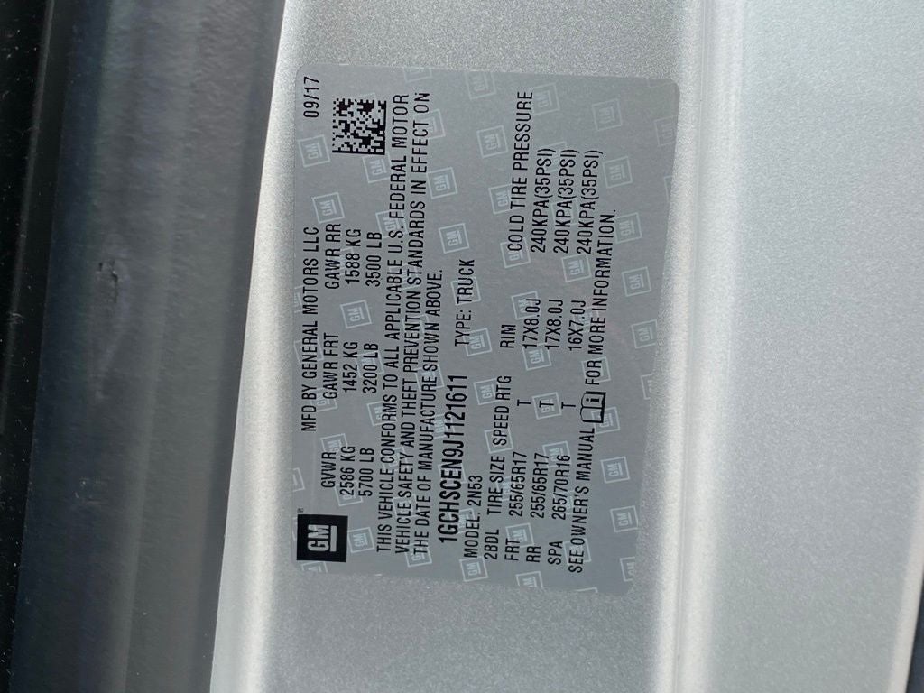 2018 Chevrolet Colorado LT