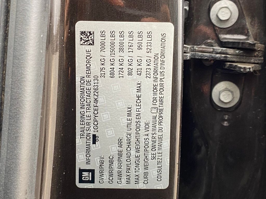 2019 Chevrolet Silverado 1500 Custom Trail Boss