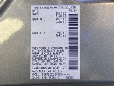 2024 Nissan Altima 2.5 S