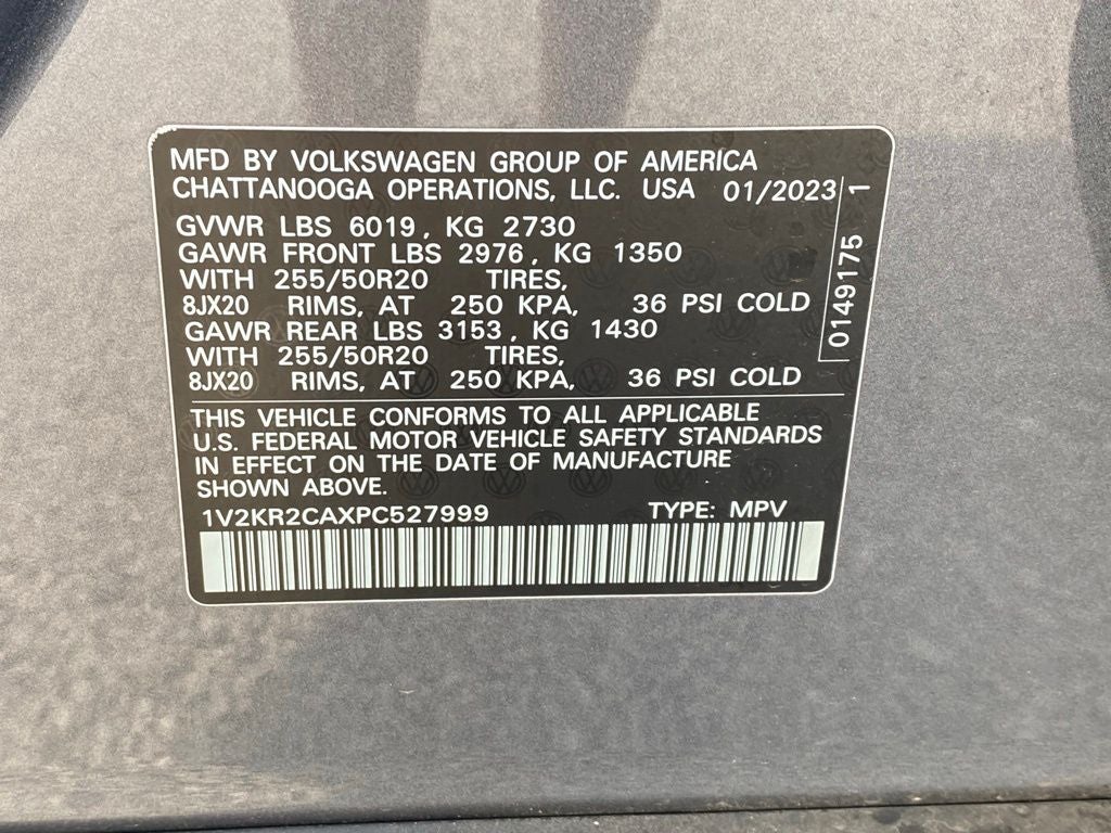 2023 Volkswagen Atlas 3.6L V6 SE w/Technology