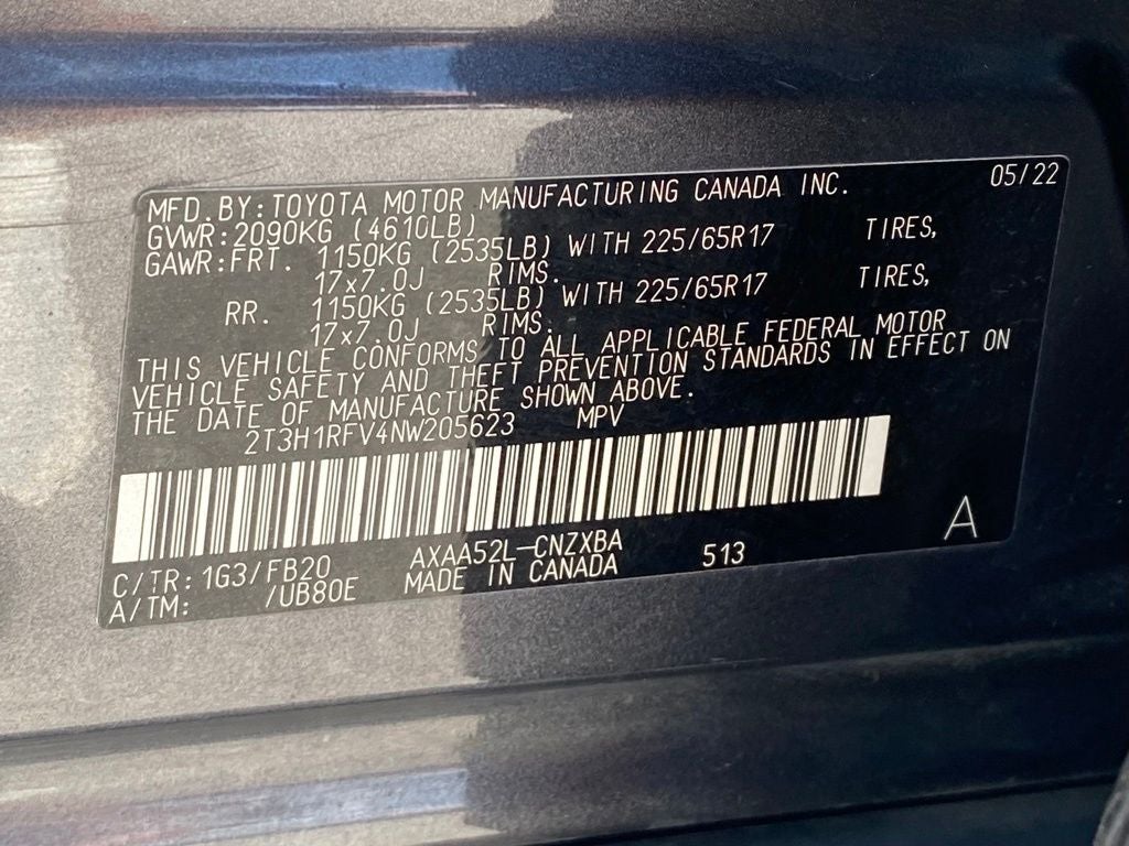 2022 Toyota RAV4 LE