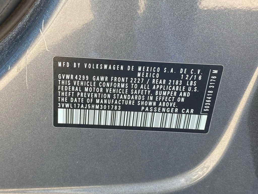 2017 Volkswagen Jetta 1.8T SEL