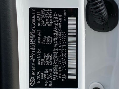 2026 Hyundai TUCSON SE FWD