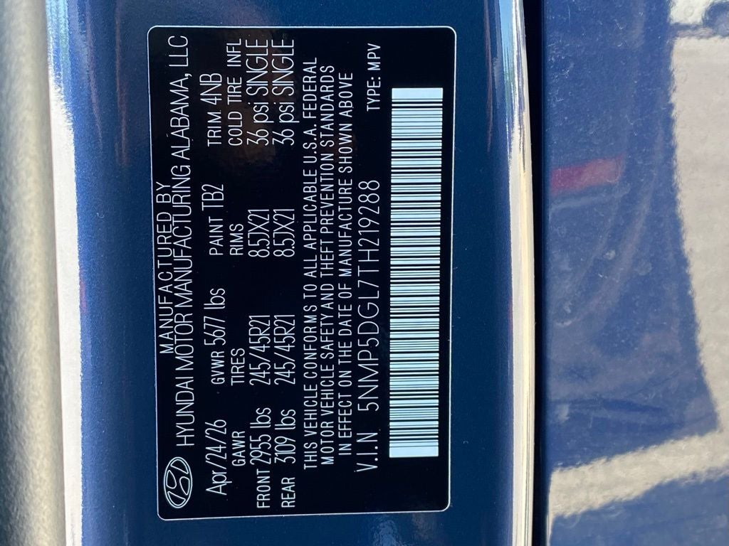 2026 Hyundai SANTA FE Calligraphy AWD