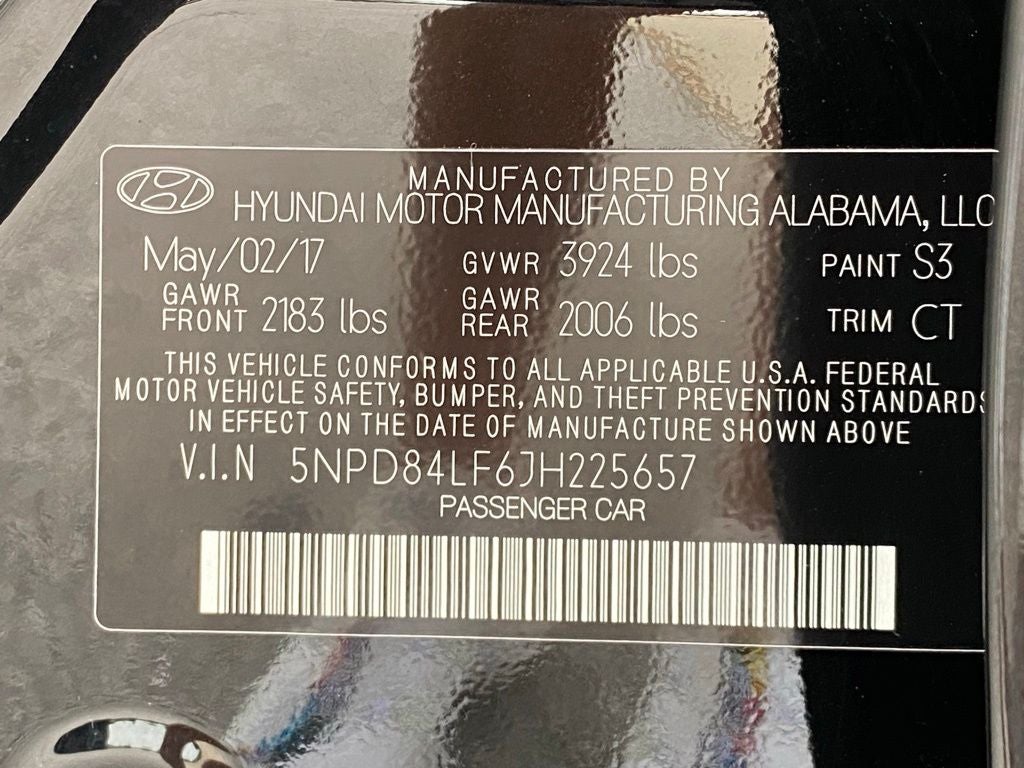 2018 Hyundai ELANTRA Value Edition