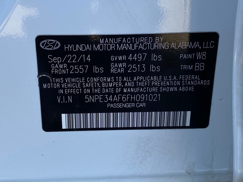 2015 Hyundai SONATA Sport