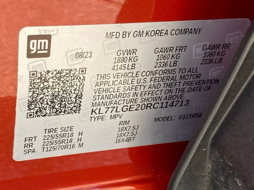 2024 Chevrolet Trax 1RS