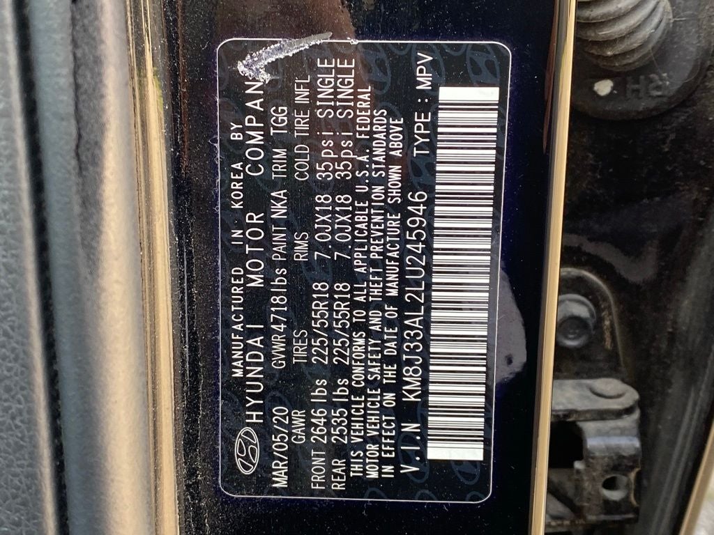 2020 Hyundai TUCSON SEL