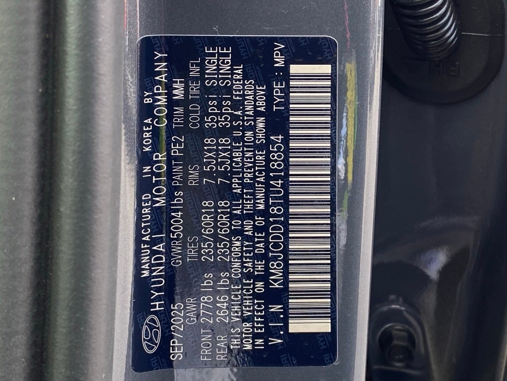 2026 Hyundai TUCSON HYBRID SEL Convenience