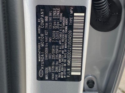 2026 Hyundai TUCSON HYBRID Limited