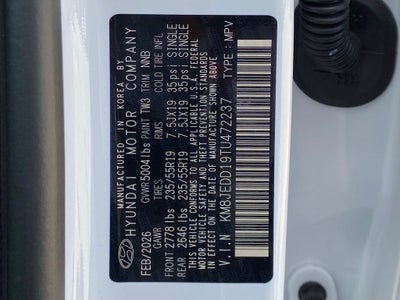 2026 Hyundai TUCSON HYBRID Limited