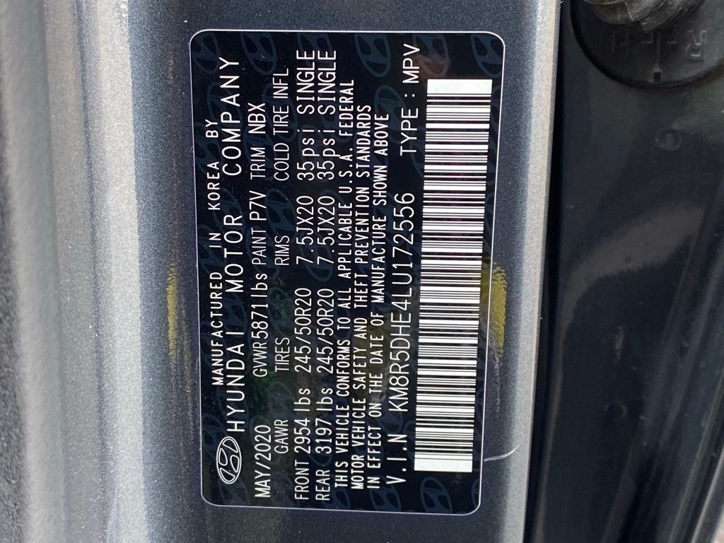 2020 Hyundai PALISADE Limited