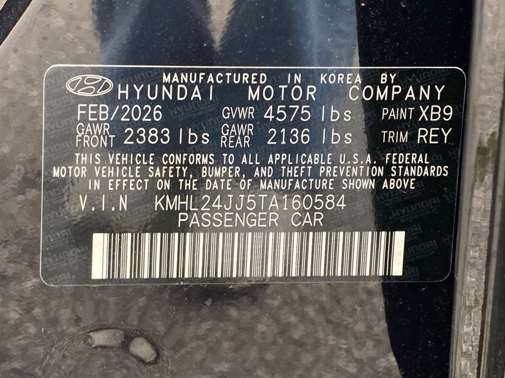 2026 Hyundai SONATA HYBRID Blue