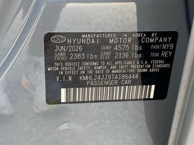 2026 Hyundai SONATA HYBRID Blue